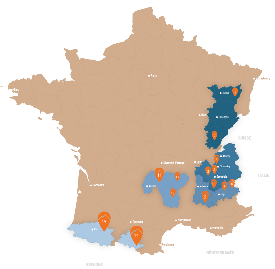 carte carte france destination HR